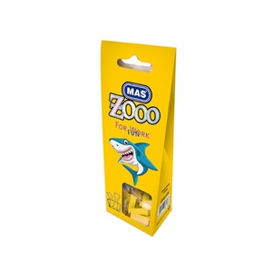 Mas Zoo Karton Pakette Omega Kıskaç (No: 25 Sarı)