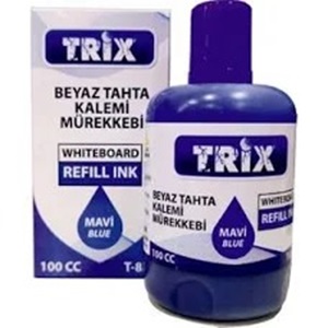 Trix Beyaz Tahta Kalemi Mürekkebi 100 cc Mavi