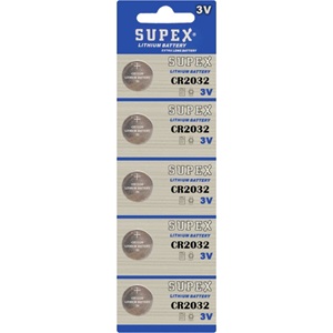 Supex CR2032 Pil 5 li