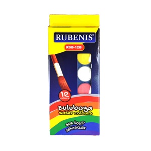 Rubenis Suluboya 12 Renk Büyük