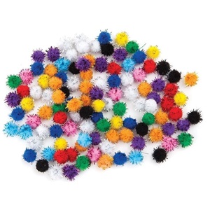 Puti Pom Pom (10Mm Metalik)