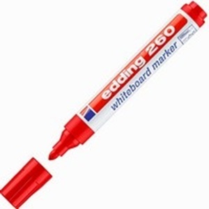 EDDİNG 260 BEYAZ TAHTA KAL.KIRMIZI