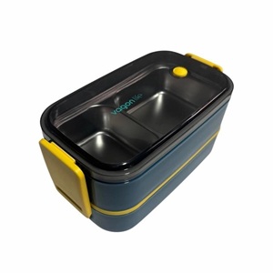 VAGONLİFE 3 BÖLME ÇELİK LUNCHBOX 1400 ML MAVİ