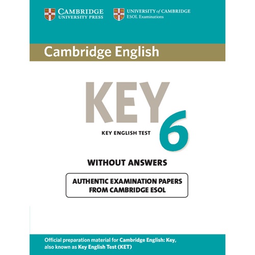 Cambridge Key English Test (KET) 6 Student's Book without Answers