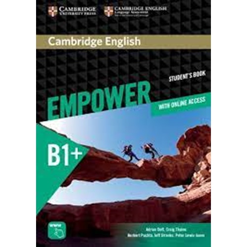 Empower b1+ intermediate students book with online access