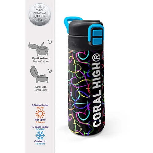 CORAL HIGH ÇELİK TERMOS(500ML)31870