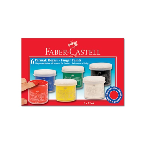 Faber Castell 6 lı Parmak Boyası