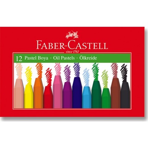 Faber Castell Karton Kutu Pastel Boya (12 Renk)