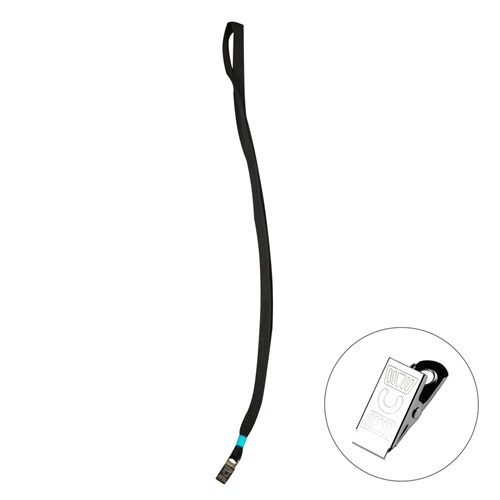 Bigpoint Metal Klipsli Yaka İpi (Siyah)