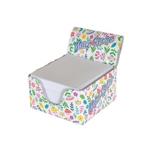 Mavi Çevre Küp Bloknot