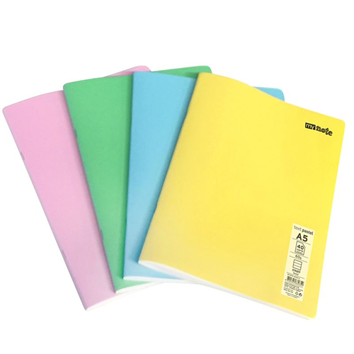 mynote Text PASTEL Defter A5 40 yp Çizgili SpiralsizKARIŞIK 1 ADET