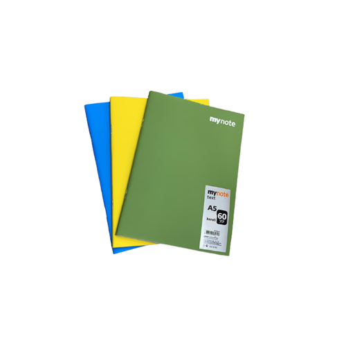MYNOTE TEXT KLASIK DEF.A5 60 YP.KARELI UCPP4002-KKARIŞIK 1 ADET