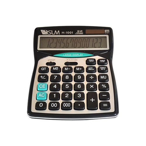 Slm 12 Haneli Güneş Enerjili Hesap Makinesi H-1001