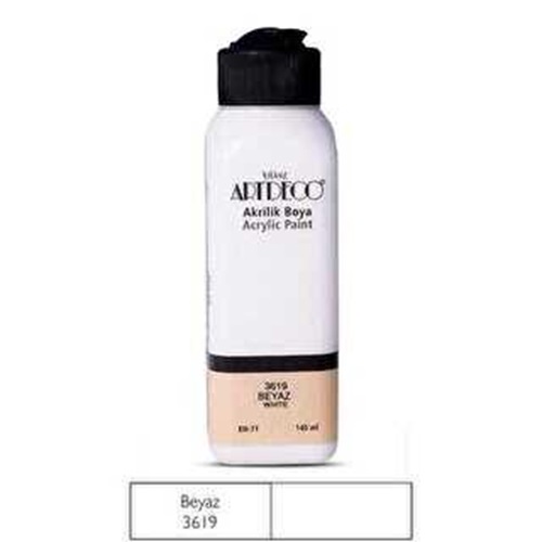 Artdeco Akrilik Boya 140ml Beyaz 3619