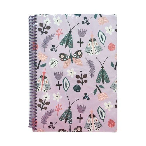 Lizy Collection Spiralli Defter SPRB5 - Kelebek