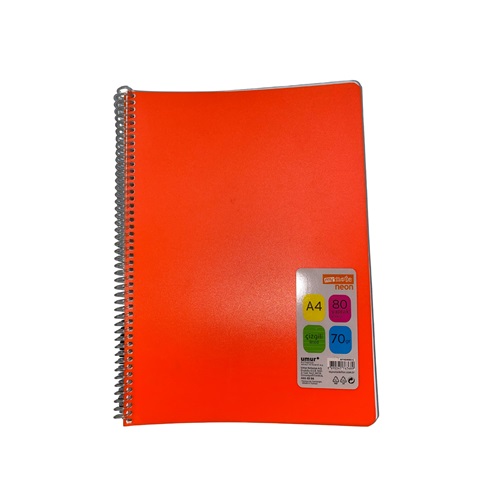 Mynote Neon Defter A4 80yp Çizgili