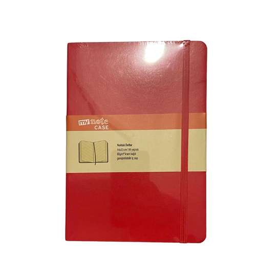 Mynote Case 13x21 Defter 96yp Noktalı - Kırmızı