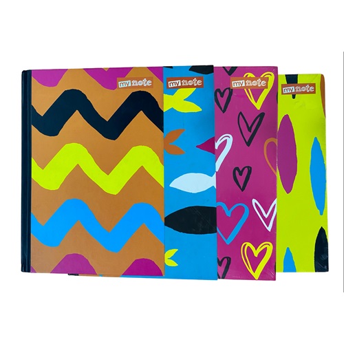 Mynote Neon Sert Kapak Defter 14x20 96yp Çizgili