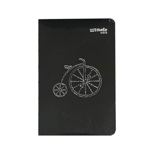 Mynote Black Sırtı Açık 9x14 112yp Siyah Yaprak Çizgisiz - Granbi Bisiklet