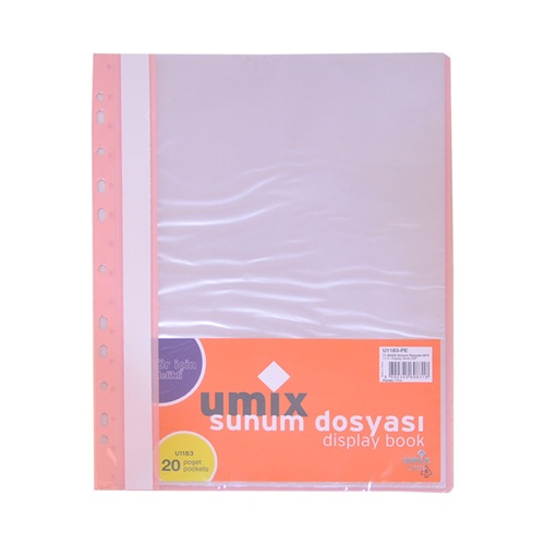 Umix Delikli Sunum Dosyası Toz Pembe 20li