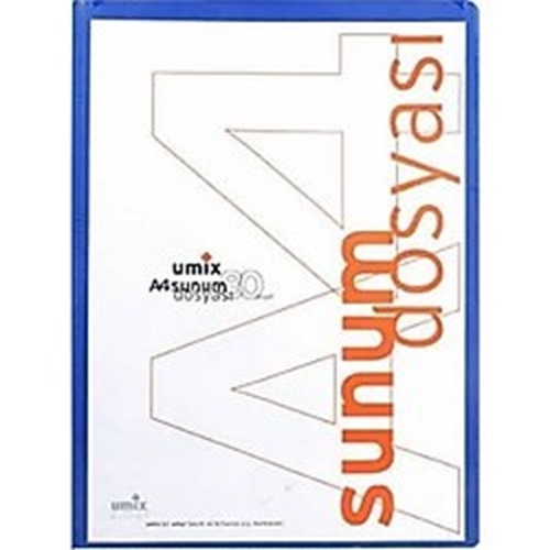 UMIX ÖNDEN CEPLİ SUNUM DOSYASI 100'LÜ MAVİ U1107P-MA