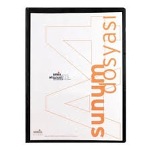 UMIX ÖNDEN CEPLİ SUNUM DOSYASI 100'LÜ SİYAH U1107P-Sİ