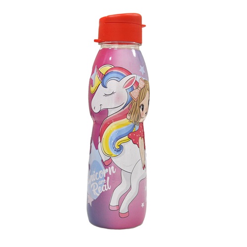 Sportive Unicorn are Real Desenli Matara 750 ml - Kırmızı