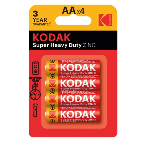 KODAK.KAAHZ-4.ÇİNKO KARBON.BLİSTER.4'lü KALEM PİL.(30951044)