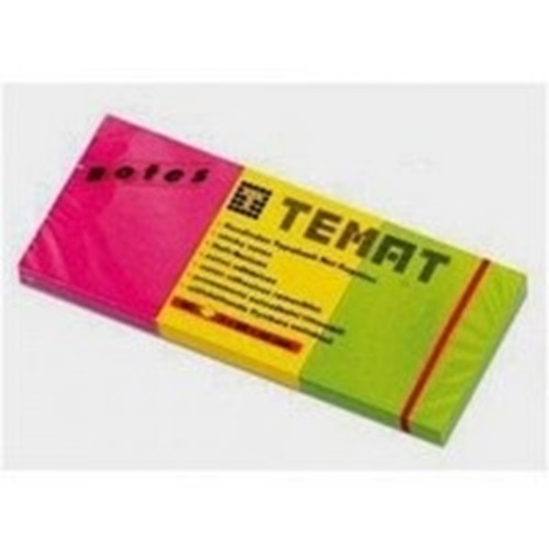 TEMAT 3X50X40 MM NOT KAĞIDI.KARIŞIK RENK