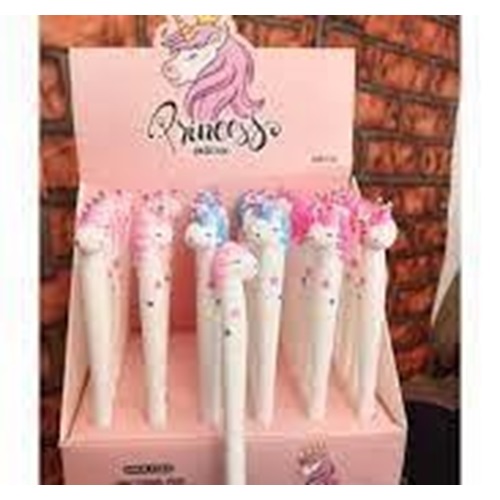 Unıcorn Jel Tükenmez Kalem (Beyaz Gövdeli) 0.5mm