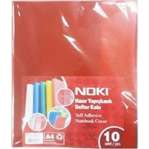 NOKİ HAZIR KİTAP KABI KIRMIZI 10 LU PAKET
