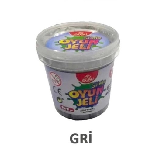 Bu-Bu Metalik Oyun Jeli 145gr - Gri