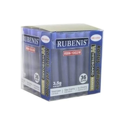 Rubenis Beyaz Tahta Kalemi Kartuş Mavi