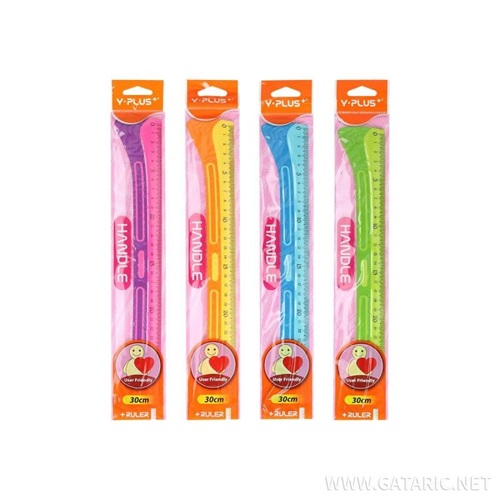 Y Plus 30 Cm Ruler Handle Cetvel