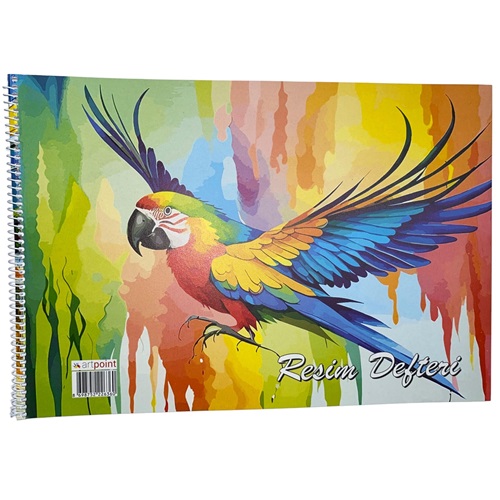 Artpoint Resim Defteri Orta Boy 25x35-Papağan