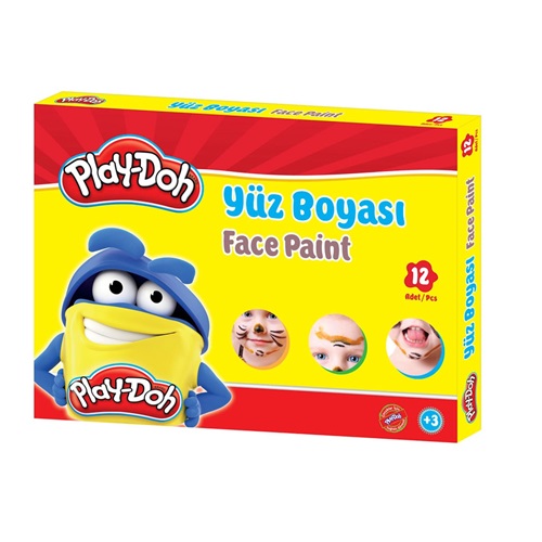 PLAYDOH YÜZ BOYASI YEŞİL 12'Lİ (KARTON)