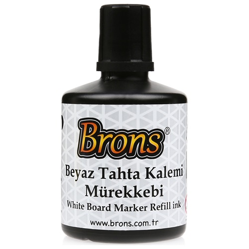 BRONS BR-353 Bord Marker Mürekkebi Siyah 100xx