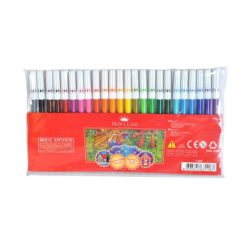 Trix 24 Renk Keçeli Kalem T-862