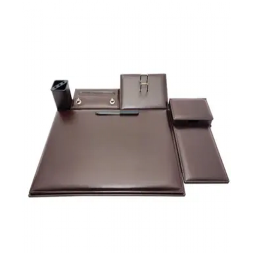 Classifix Düz Suni Deri Sümen Takımı 7 Parça Kahverengi