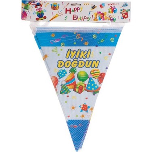 Üçgen Dizili Kağıt İyiki Doğdun