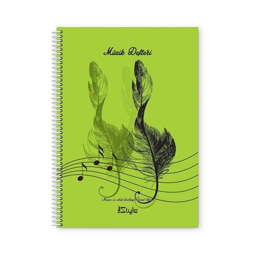 New Style Müzik Defteri 40 Yaprak Spiralli
