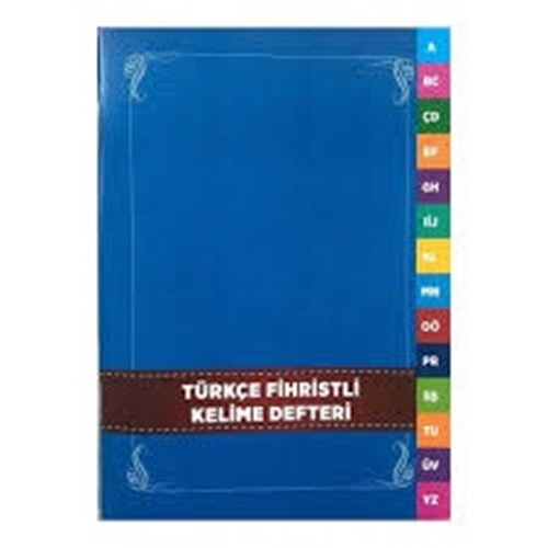 Türkçe Fihristli Kelime Defteri