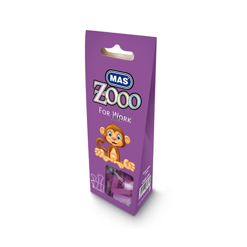 Mas Zoo Karton Pakette Omega Kıskaç (No:25 Mor)