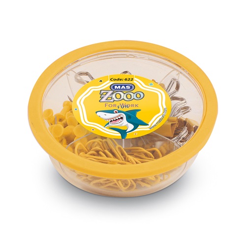 Mas Zoo Yuvarlak Kutuda Karışık Set (Sarı)