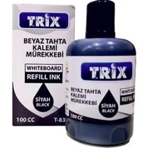 Trix Beyaz Tahta Kalemi Mürekkebi 100cc Siyah