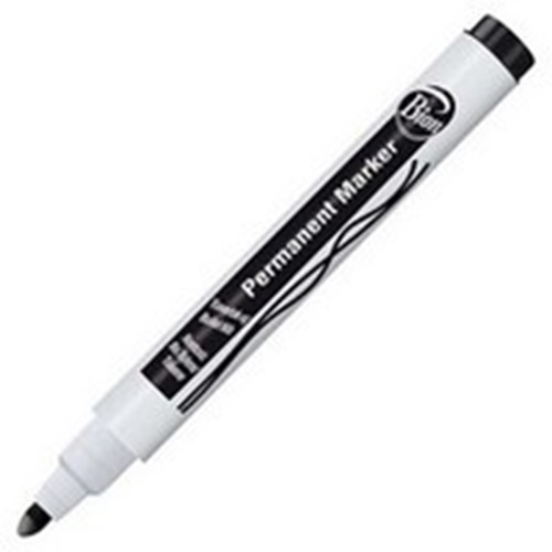 Bion Permanent Marker - Yuvarlak Uç - Siyah