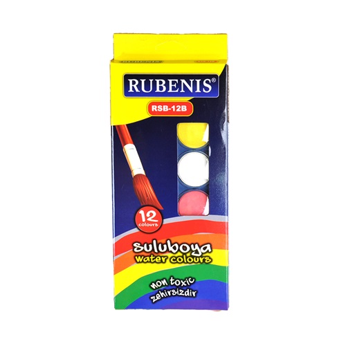 Rubenis Suluboya 12 Renk Büyük