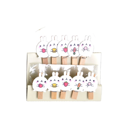 Slm Decoration Tavşan Mandal (10 lu)