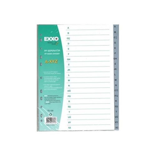 Exxo Pp Seperatör Harfler