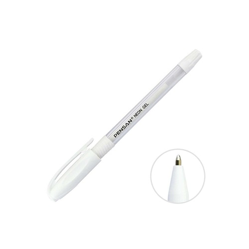 Pensan Neon Jel Kalem 1.0mm Beyaz